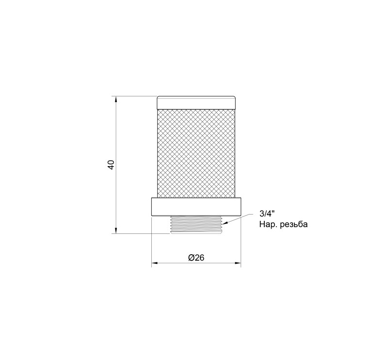 Сетка обратного клапана SD Plus 3/4" SD245W20 SD00008428 Сетка обратного клапана SD Plus 3/4" SD245W20 SD00008428