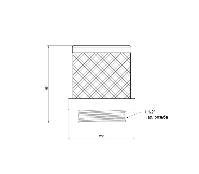 Сетка обратного клапана SD Plus 1" 1/2 SD245W40 SD00008418 Сетка обратного клапана SD Plus 1" 1/2 SD245W40 SD00008418