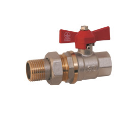 Кран кульовий "Американка" SD Plus прямий 1/2" ВЗ SD220W15