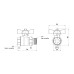 Кран шаровой "Американка" SD Plus прямой 1/2" ВН SD221W15 SD00005482