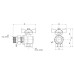 Кран шаровой "Американка" SD Plus угловой 1/2" ВН SD222W15 SD00005696