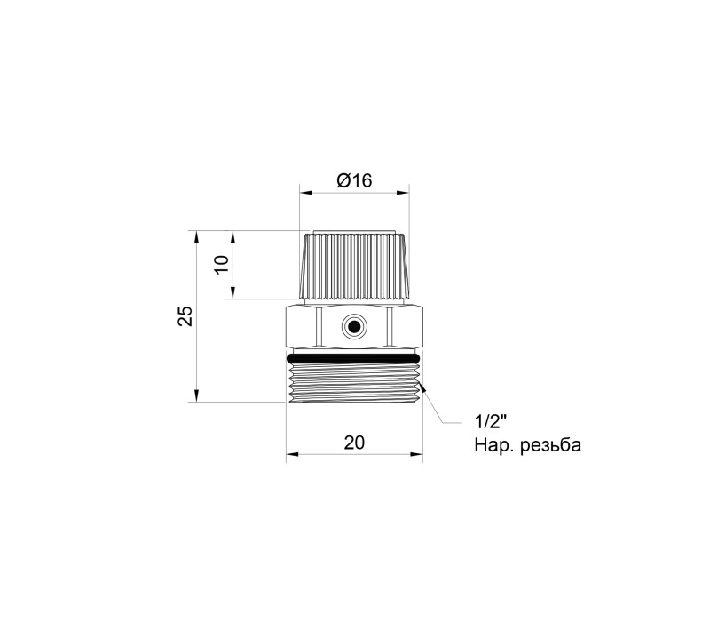 Кран Маєвського SD Plus 1/2" ручний SD211W15 SD00005523 Кран Маєвського SD Plus 1/2" ручний SD211W15 SD00005523