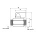 Кран шаровой SD Plus "Mini" 1/2" НР SD189W15 SD00006184