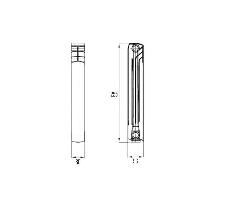 Радиатор биметаллический Thermo Alliance Bi-Ferrum 200/96, 10 секций SD00045470