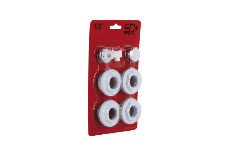 Комплект на радиатор SD Plus 1/2"х1" SD11115 SD00004876 Комплект на радиатор SD Plus 1/2"х1" SD11115 SD00004876