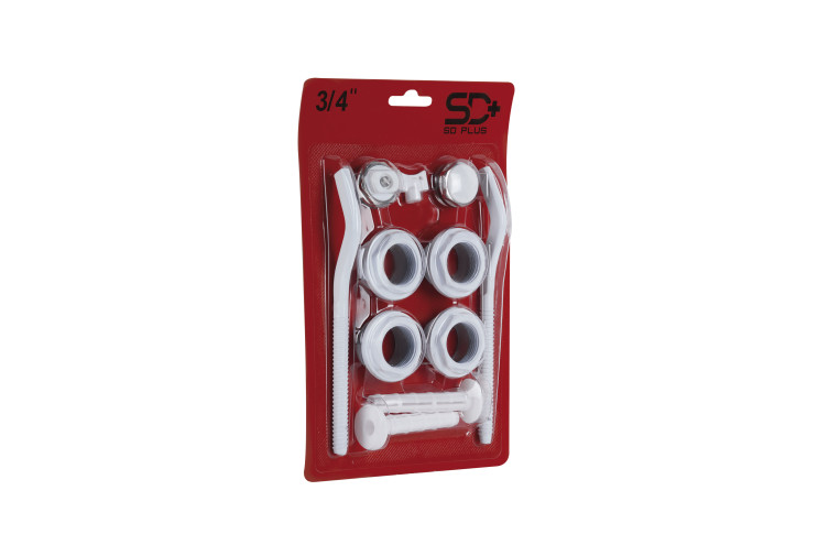 Комплект на радиатор SD Plus 1/2"х1" SD118152 SD00004883 Комплект на радиатор SD Plus 1/2"х1" SD118152 SD00004883