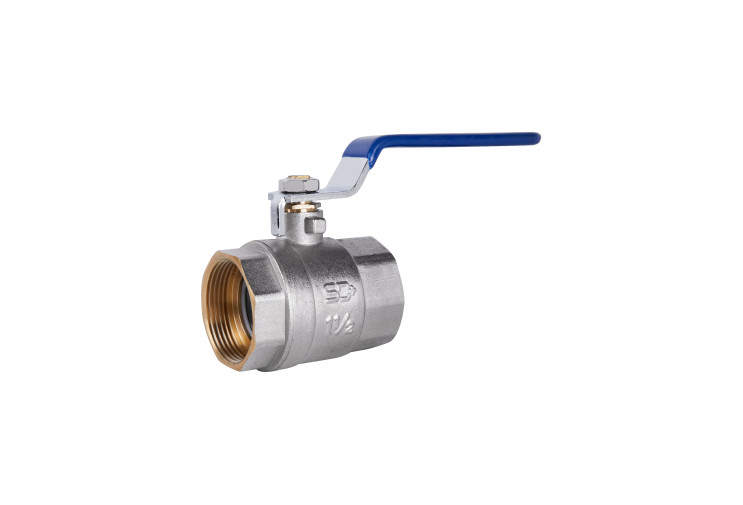 Кран шаровой SD Plus 1" 1/2 ВР для воды (рычаг) SD600W40 SD00002795