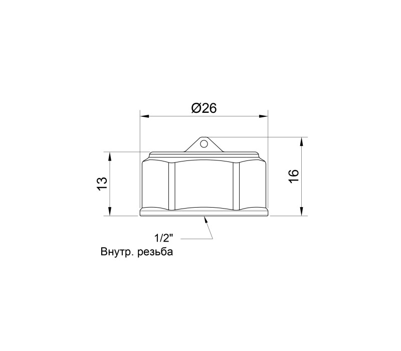 Заглушка SD Plus 1/2" ВР SD40215 SD00047797 Заглушка SD Plus 1/2" ВР SD40215 SD00047797