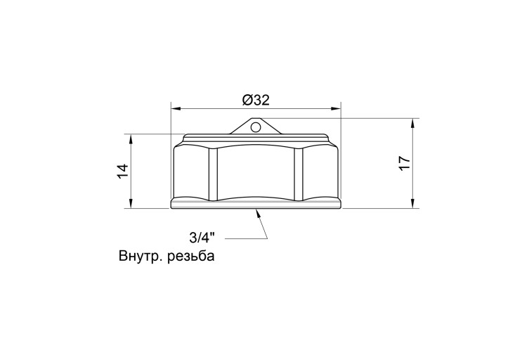Заглушка SD Plus 3/4" ВР SD40220 SD00047798 Заглушка SD Plus 3/4" ВР SD40220 SD00047798