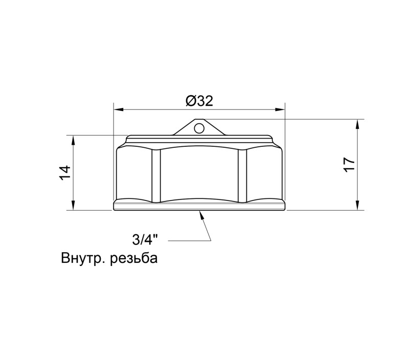 Заглушка SD Plus 3/4" ВР SD40220 SD00047798 Заглушка SD Plus 3/4" ВР SD40220 SD00047798