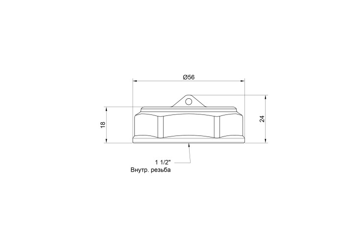 Заглушка SD Plus 1 1/2" ВР SD40240 SD00047801 Заглушка SD Plus 1 1/2" ВР SD40240 SD00047801
