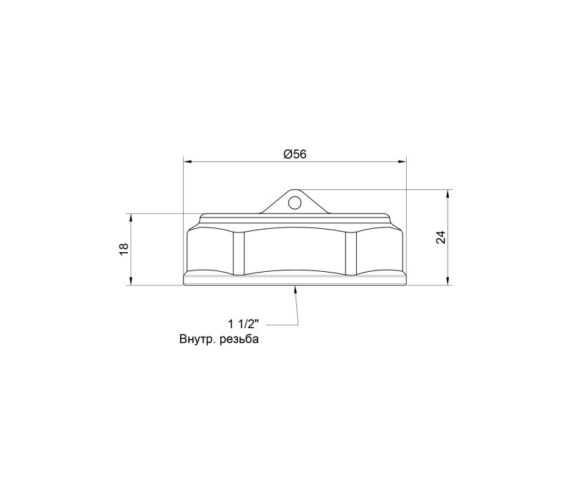 Заглушка SD Plus 1 1/2" ВР SD40240 SD00047801 Заглушка SD Plus 1 1/2" ВР SD40240 SD00047801
