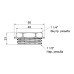 Футорка SD Plus 1 1/2"х1 1/4" НВ SD4234032 SD00047892