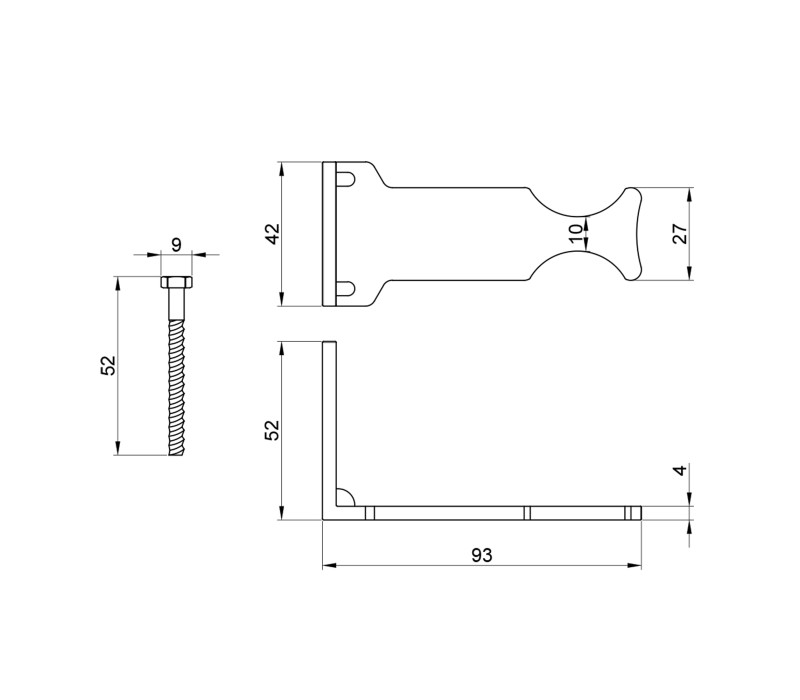 Крепление радиаторное SD Plus боковое SD114 SD00005839 Крепление радиаторное SD Plus боковое SD114 SD00005839