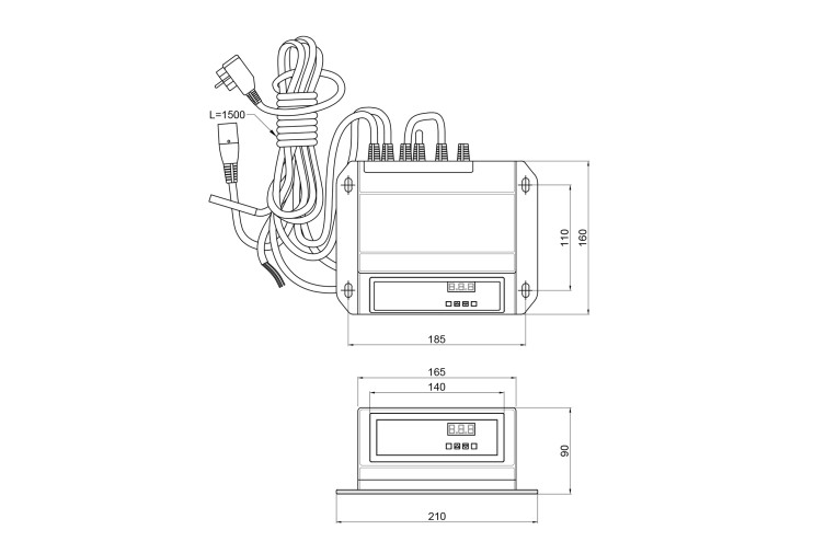 Контролер Thermo Alliance TA71 для управління 3D/4D клапаном, насосом ЦО SD00048867 Контролер Thermo Alliance TA71 для управління 3D/4D клапаном, насосом ЦО SD00048867