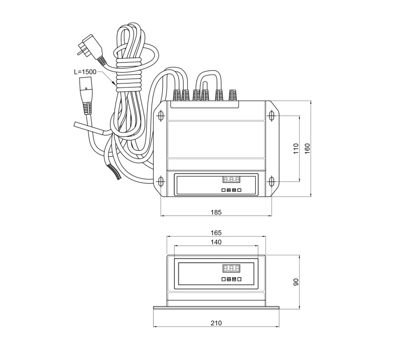 Контролер Thermo Alliance TA71 для управління 3D/4D клапаном, насосом ЦО SD00048867 Контролер Thermo Alliance TA71 для управління 3D/4D клапаном, насосом ЦО SD00048867