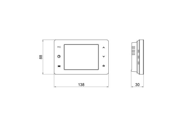 Недельный программируемый термостат Thermo Alliance ТА-2701WiFi сенсорный c WiFi SD00049329 Недельный программируемый термостат Thermo Alliance ТА-2701WiFi сенсорный c WiFi SD00049329