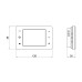 Недельный программируемый термостат Thermo Alliance ТА-2701WiFi сенсорный c WiFi SD00049329