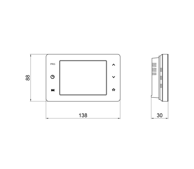 Недельный программируемый термостат Thermo Alliance ТА-2701WiFi сенсорный c WiFi SD00049329 Недельный программируемый термостат Thermo Alliance ТА-2701WiFi сенсорный c WiFi SD00049329