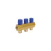 Коллектор Icma с регулировочными вентилями 1" 3 выхода №1105 (Blue) SD00049606