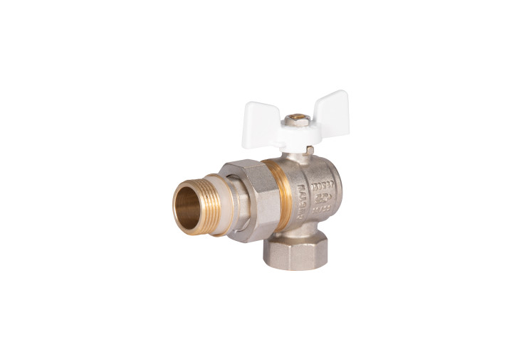 SD Кран Американка c антипротечкой угловой 3/4 PN40 конус SD901NW20PN40 SD00050576