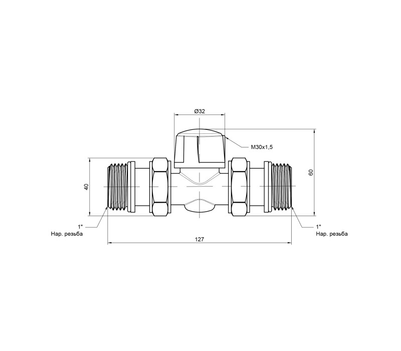 Зонный вентиль Icma 1"х2 №300 SD00003961