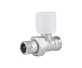 Кран радиаторный Icma 1/2" прямой под фитинг №828