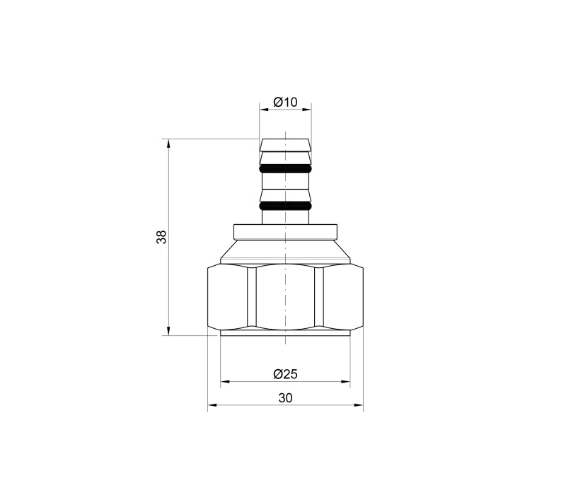 Наконечник Icma 16 мм 24х1,5 №100 SD00006536 Наконечник Icma 16 мм 24х1,5 №100 SD00006536