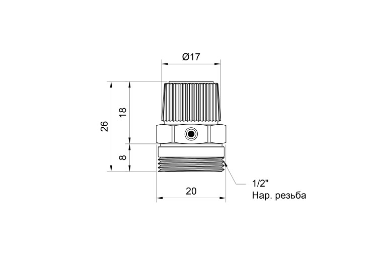 Кран Маевского Icma 1/2" с антипротечкой №702 SD00005514 Кран Маевского Icma 1/2" с антипротечкой №702 SD00005514