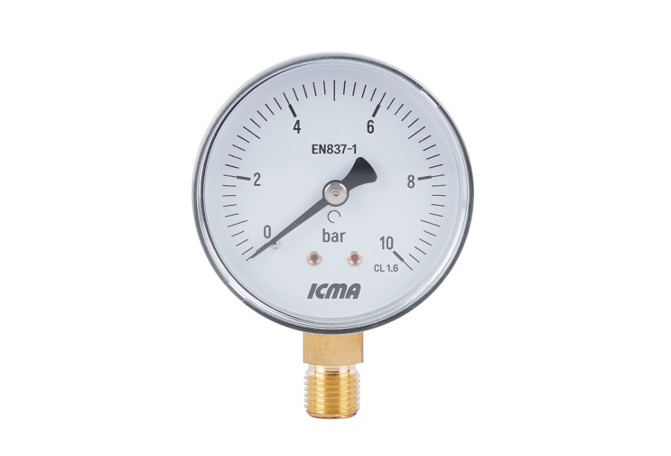 Манометр Icma 1/4" 0-6 бар, нижнє підключення №244 SD00006089
