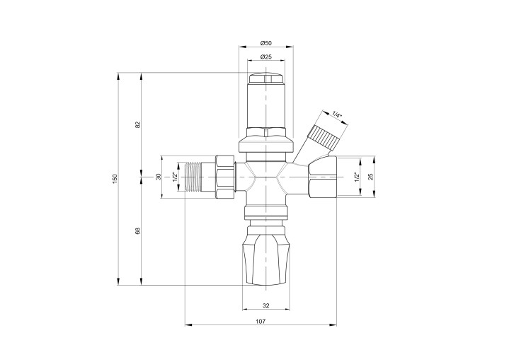 Підживлюючий клапан Icma 1/2" №249 SD00007342