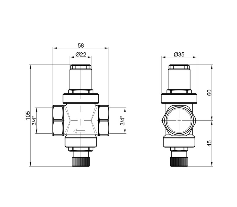 Редуктор Icma 3/4" №247 SD00008044 Редуктор Icma 3/4" №247 SD00008044