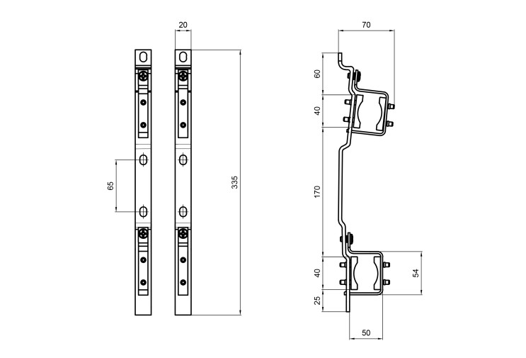 Кронштейн Icma 1" с антивибрационными вставками (пара) №208 SD00005922 Кронштейн Icma 1" с антивибрационными вставками (пара) №208 SD00005922