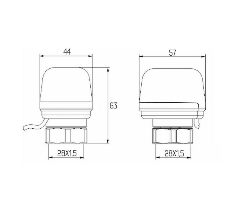 Сервопривод Icma 220V тип закритий №983 (NC) SD00008390 Сервопривод Icma 220V тип закритий №983 (NC) SD00008390