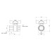 Кран шаровой SD Plus 1/2" ВР для воды (бабочка) SD602W15 SD00002813