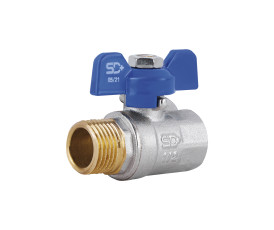 Кран кульовий SD Plus 1/2" ВЗ для води (метелик) SD607W15 Кран кульовий SD Plus 1/2" ВЗ для води (метелик) SD607W15