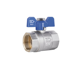 Кран кульовий SD Plus 3/4" ВР для води (метелик) SD602W20 Кран кульовий SD Plus 3/4" ВР для води (метелик) SD602W20