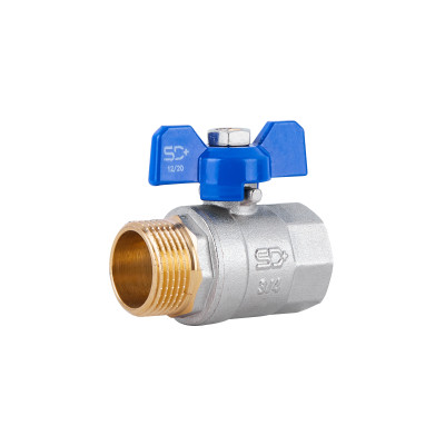 Кран шаровой SD Plus 3/4" ВН для воды (бабочка) SD607W20 Кран шаровой SD Plus 3/4" ВН для воды (бабочка) SD607W20