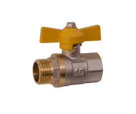 Кран кульовий SD Plus 3/4" ВЗ для газу (метелик) SD607G20