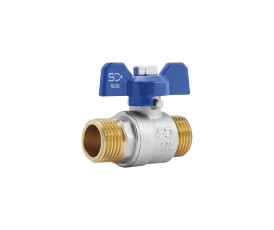 Кран шаровой SD Plus 1/2" НР для воды (бабочка) SD606W15 Кран шаровой SD Plus 1/2" НР для воды (бабочка) SD606W15