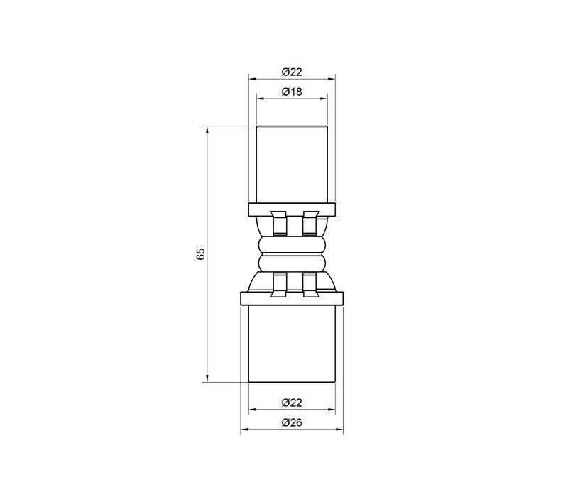 Муфта пресс Icma 20х16 №400 SD00006289 Муфта пресс Icma 20х16 №400 SD00006289