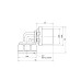 Уголок пресс Icma 26х3/4" ВР №405 SD00009794