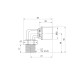 Уголок пресс Icma 20х1/2" НР №404 SD00009829