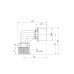 Уголок пресс Icma 26х3/4" НР №404 SD00009831