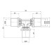 Тройник пресс Icma 20х20х20 №406 SD00009052