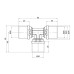 Тройник пресс Icma 26х26х26 №406 SD00009084