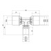 Тройник пресс Icma 26х16х26 №406 SD00009079