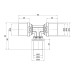 Тройник пресс Icma 26х20х26 №406 SD00009080