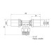 Тройник пресс Icma 16х1/2"х16 НР №407 SD00009343