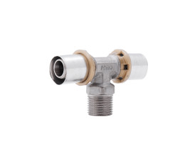 Тройник пресс Icma 20х1/2"х20 НР №407 Тройник пресс Icma 20х1/2"х20 НР №407